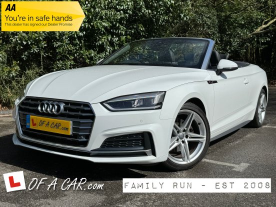 2018 18 Audi A5 Cabriolet 2.0 TFSI S Line  Convertible