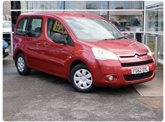 2012 62 Citroen Berlingo MPV